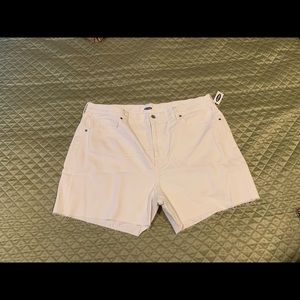 White old navy shorts